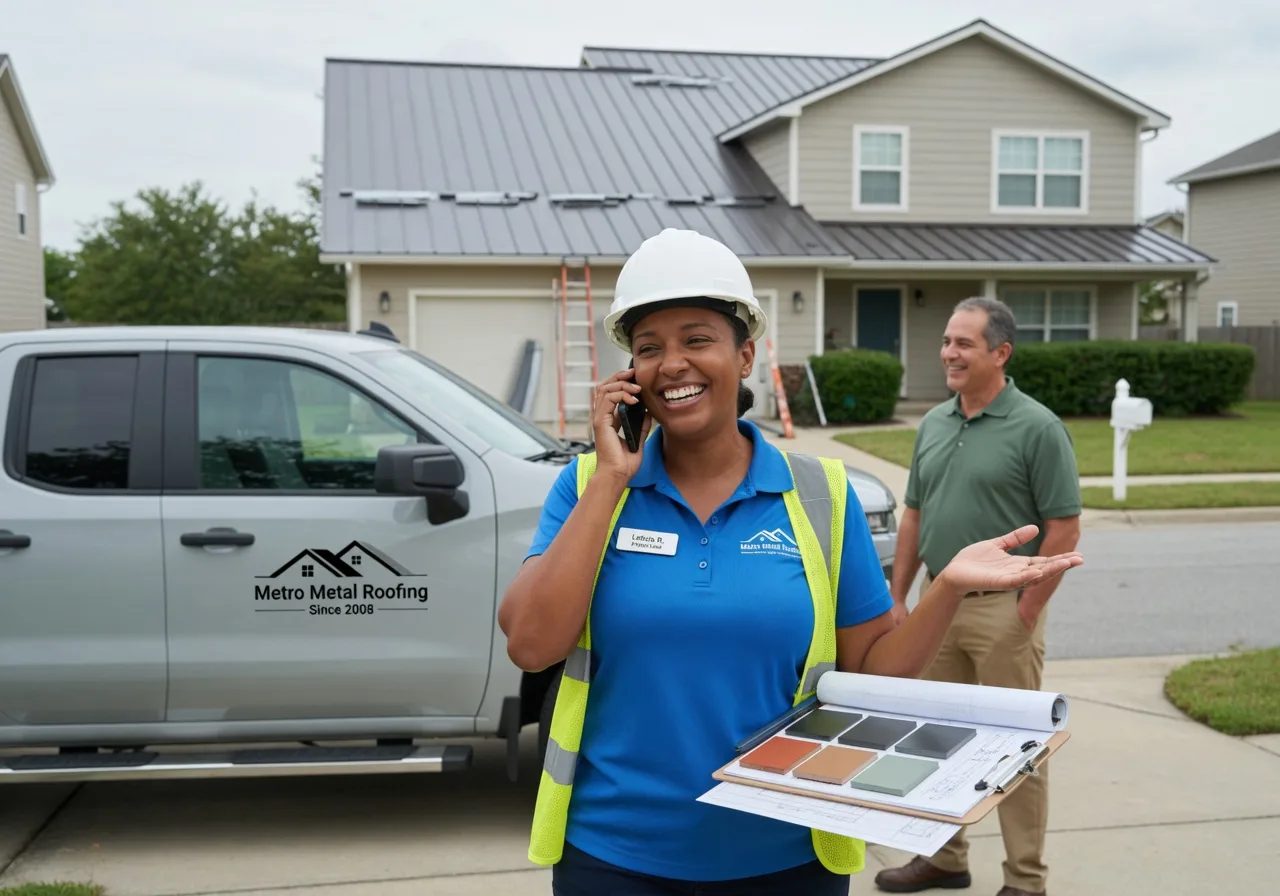 Storm Damage Metal Roof Repair in Whitesburg, TN